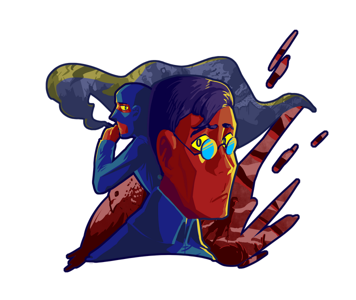 More experimenting with colors. Medic and Spy have lived through WW2 when they were younger, and that's an interesting aspect of their characters to explore.