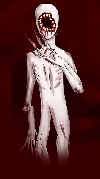 Old art. It's a monster that appeared in my nightmares, once.