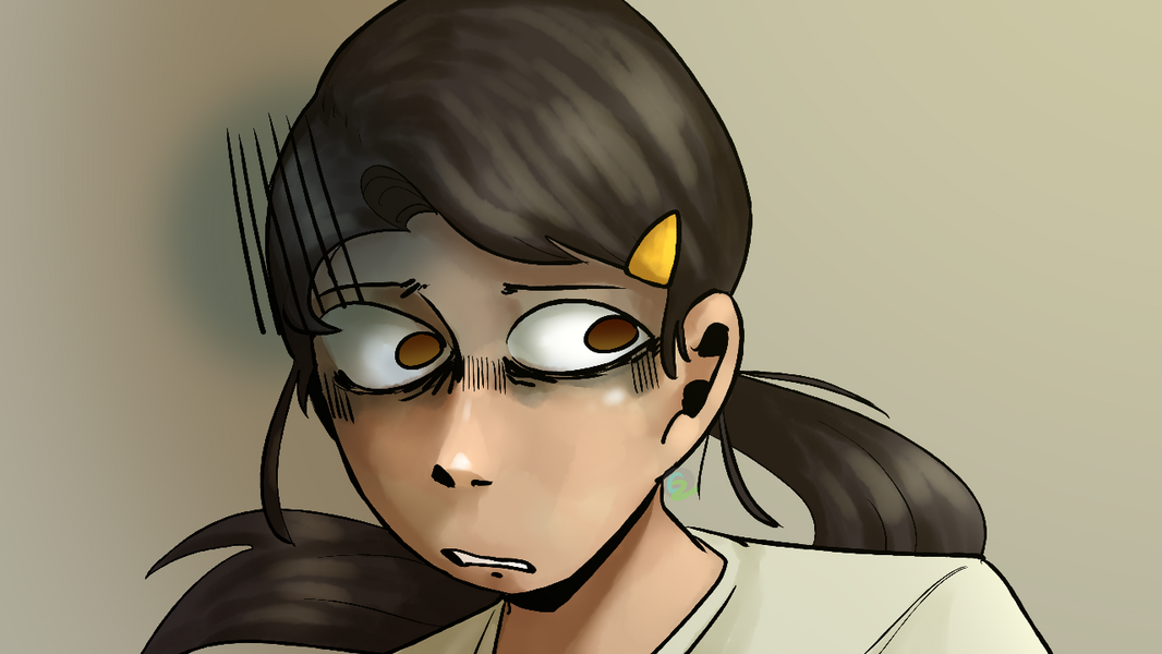 Me, but more accurate to what I look in real life. My hair isn't that long anymore, though.