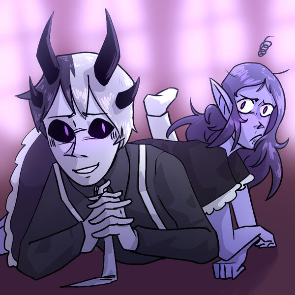 Art swap with another webtoon creator.