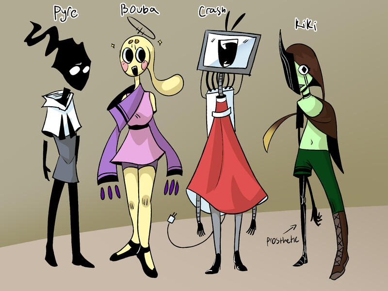 Older designs for some ocs.